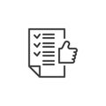 Recommender System line icon