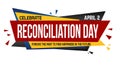 Reconciliation day banner design
