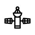 Reconnaissance Satellite Icon Vector Symbol Design Illustration Royalty Free Stock Photo