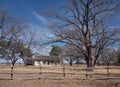 The Reconstructed Birthplace of U.S. President Lyndon B. Johnson near Johnson City, Texas