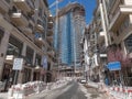 Reconstructed downtown Beirut with modern architecture image Royalty Free Stock Photo