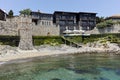 A reconstructed gate part of Sozopol ancient fortifications