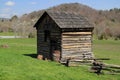 Reconstructed Log Cabin in Cumberland Gap Royalty Free Stock Photo