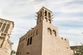 The reconstructed old part of the Dubai city - Al-Bastakiya quarter in the Dubai city, United Arab Emirates