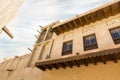 The reconstructed old part of the Dubai city - Al-Bastakiya quarter in the Dubai city, United Arab Emirates