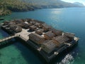 Prehistoric Water Museum `Bay of Bones` -  Ohrid Macedonia Royalty Free Stock Photo