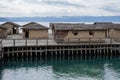 Prehistoric Water Museum `Bay of Bones` -  Ohrid Macedonia Royalty Free Stock Photo