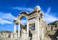 Reconstructed Temple of Hadrian in Ephesus