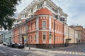 Reconstructed 19th-century urban estates that are now part of the Onegin residential complex, Malaya Polyanka Street