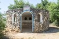 The reconstructed tomb Rabbi Mar Zutra near the kibbutz Baram in Western Galilee in Israel