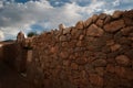 Reconstructed wall in cuzco Royalty Free Stock Photo