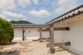 Reconstructed walls of Tanabe Castle in Maizuru, Japan Royalty Free Stock Photo