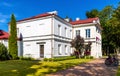 Zegrzynski Palace historic mention house in Zegrze resort at the Zegrzynskie Lake in Mazovia region, near Warsaw, Poland