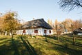 Reconstruction of an ancient clay house in Pereyaslav-Khmelnitsky, Ukraine