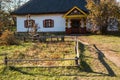 Reconstruction of an ancient clay house in Pereyaslav-Khmelnitsky, Ukraine