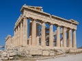 Reconstruction of famous ancient Greek temple of Parthenon in Athens Royalty Free Stock Photo