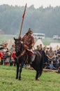 Reconstruction of the historic battle of the ancient Slavs in the fifth festival of historical clubs in Zhukovsky district of