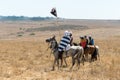 Reconstruction of Horns of Hattin battle in 1187. Riders from thReconstruction of Horns of Hattin battle in 1187. Riders from the