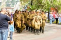 Reconstruction of the March of Soldiers of the Second World War