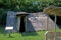 Reconstruction of a medieval settlement, Tiszaalpar, Hungary Royalty Free Stock Photo
