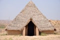 Reconstruction of Neolithic House Royalty Free Stock Photo