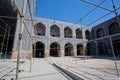Reconstruction period of inner space of persian Imam Mosque in Iran