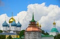 Reconstruction of the Pyatnitskaya tower of the Sergiev Posad monastery. Sergiev Posad,Russia Royalty Free Stock Photo