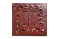 Reconstruction of roman board game Tabula Lusoria Royalty Free Stock Photo