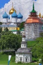 Reconstruction of the Sergiev Posad monastery, Russia Royalty Free Stock Photo