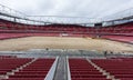 Reconstruction works at the Emirates stadium