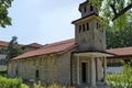 Reconstructive Bulgarian orthodox church in the active Batkun Monastery Royalty Free Stock Photo