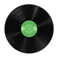 Record Album Over White Background Royalty Free Stock Photo