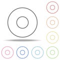 record button icon. Elements of Web in multi colored icons. Simple icon for websites, web design, mobile app, info graphics Royalty Free Stock Photo