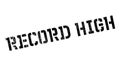 Record High rubber stamp
