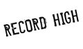 Record High rubber stamp