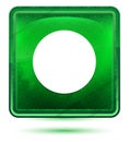 Record icon neon light green square button Royalty Free Stock Photo