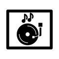 Record player Isolated Vector icon which can easily modify or edit Royalty Free Stock Photo
