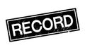 Record rubber stamp