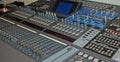 Recording Studio Mixing Board Royalty Free Stock Photo