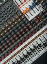 Recording studio mixing board