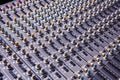 Recording Studio Mixing Console Royalty Free Stock Photo