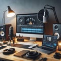 recording studio for social media channels