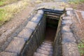 Recovered Frech trenches in Dien Bien Phu Royalty Free Stock Photo