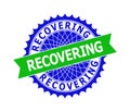 RECOVERING Bicolor Clean Rosette Template for Watermarks