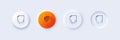 Recovery file line icon. Backup data sign. Restore document. Line icons. Vector