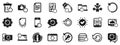 Recovery icons. Backup, Restore data and recover document. Vector Royalty Free Stock Photo