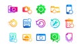 Recovery icons. Backup, Restore data and recover file. Classic set. Vector Royalty Free Stock Photo