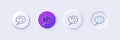 Recovery info line icon. Backup data sign. Restore information. Line icons. Vector
