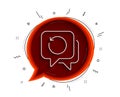 Recovery info line icon. Backup data sign. Restore information. Vector