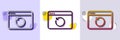 Recovery internet line icon. Backup data sign. Restore information. Halftone dotted pattern. Vector